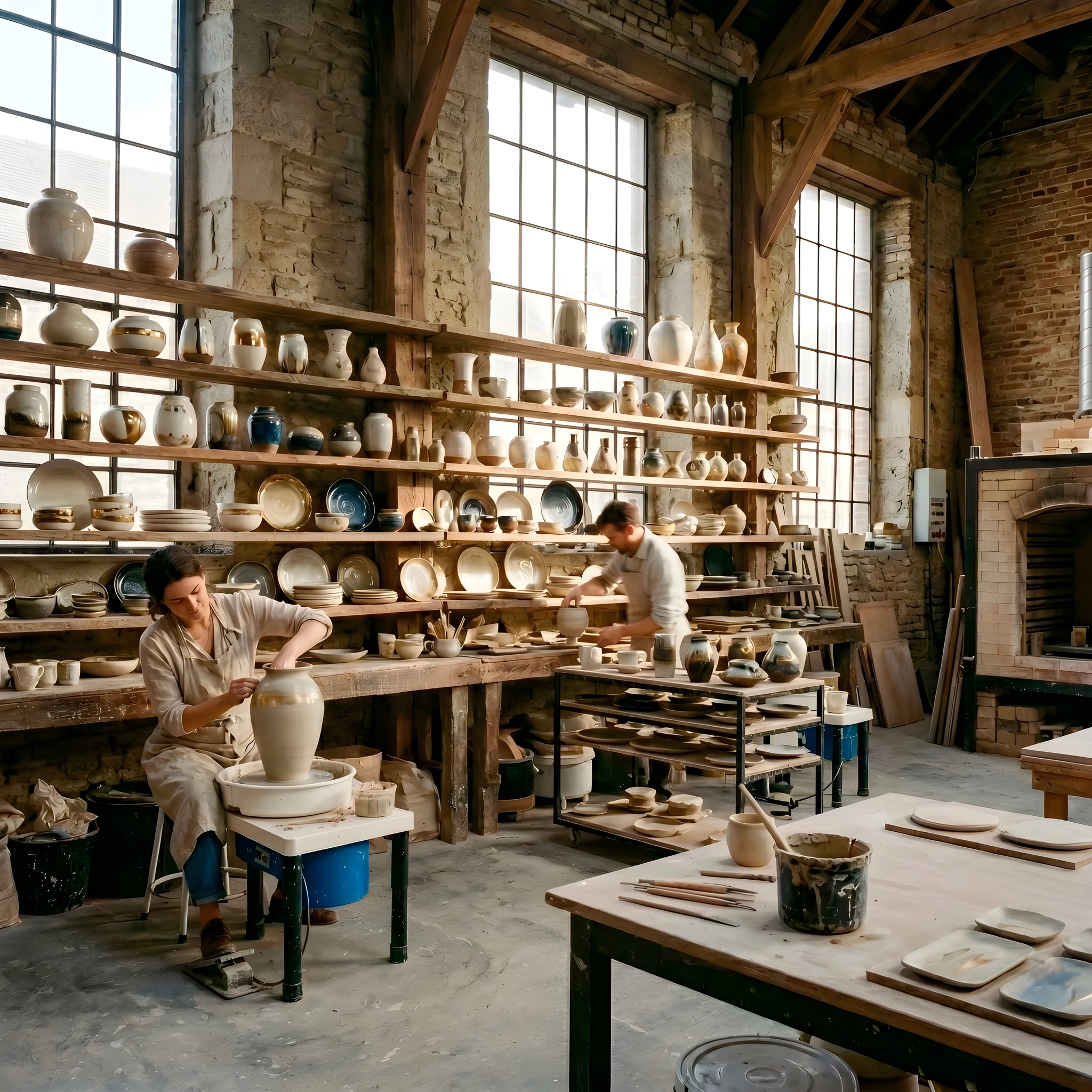 Artisanal Porcelain Desktop