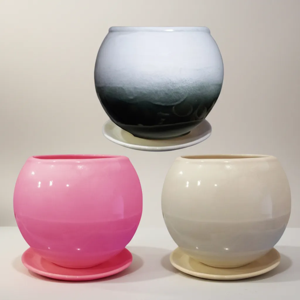 Flower Pot "Kulka" - view 1
