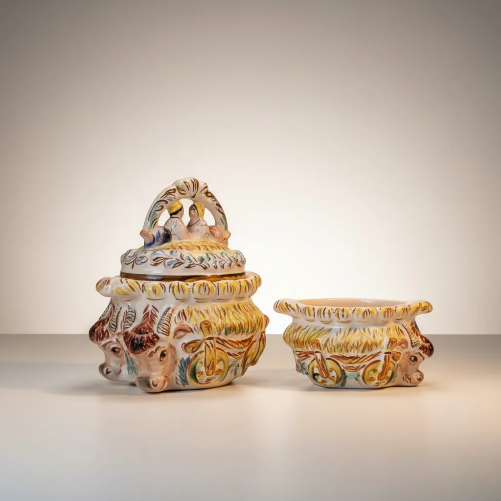 Decorative Serving Dish "Oxen" - view 1